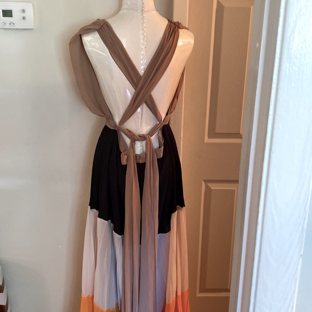 Asos pleated plunge maxi dress - Picture 3 of 3